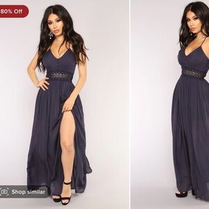 Fashion nova holy ship maxi dress small